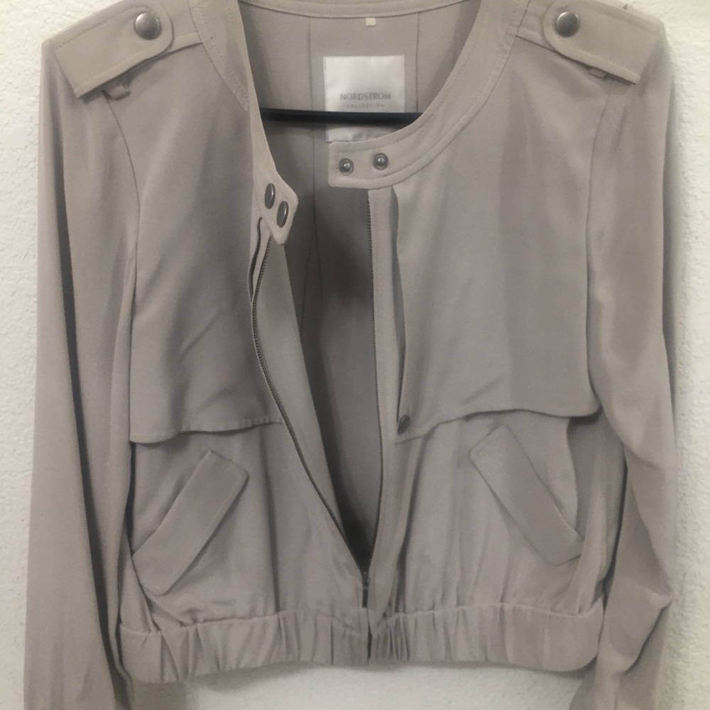 Norstrom collection silk jacket - Picture 6 of 7